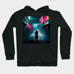 Path - Cyberpunk Cityscape Hoodie